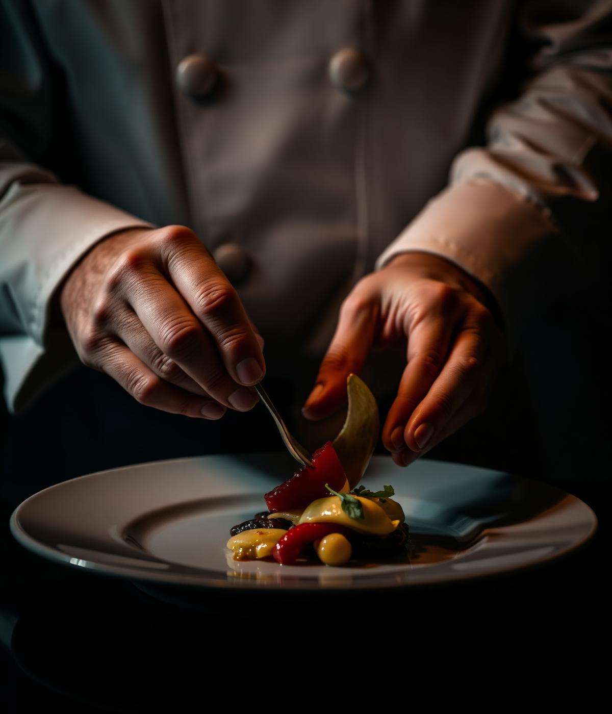 Chef plating